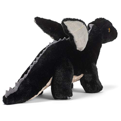 Demdaco Dragon Mythical Creature Midnight Black 12 Inch Children's Soft Plush Stuffed Animal Toy #TOP2