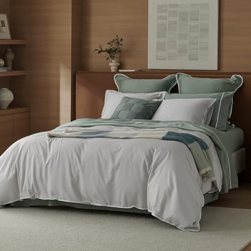 Double Stitch by Bedsure King Size Cotton Tencel Duvet Cover Review: Cooling Comfort for Hot Sleepers?