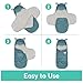 GUND Baby Oh So Snuggly Hippo Blanket Wrap, Plush Hooded Baby Blanket Wrap for Newborns, Blue/Cream, 26”