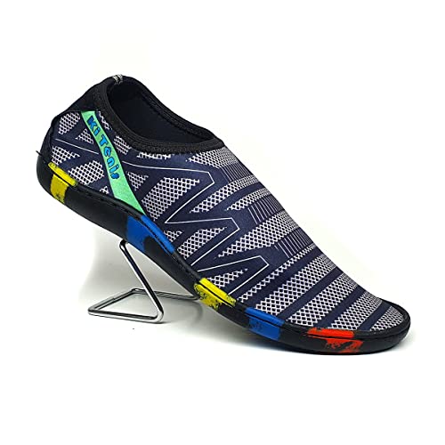 Tênis Sapatilha Hibrida Aquática Neoprene Ciclismo Praia Pesca (41, Cinza)