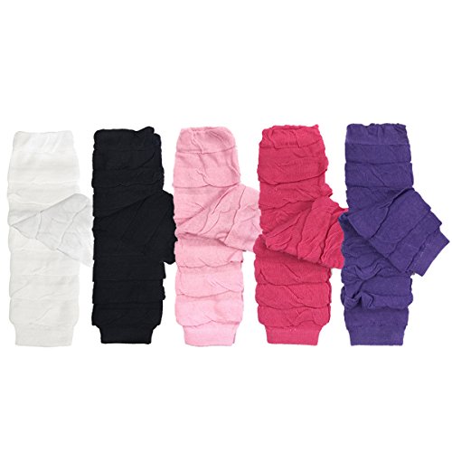 Bowbear Set of 5 Baby & Toddler Leg Warmer Collection Premium Value Pack, VS4