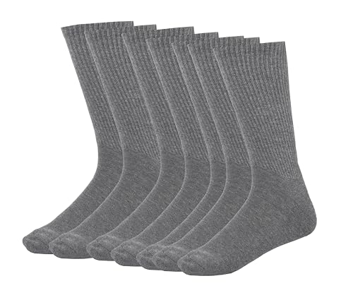 Image of Women Cotton Crew Socks Soft Comfortable Thin And Breathable on Top Durable Double Layer Cushioned Reinforced Sole.