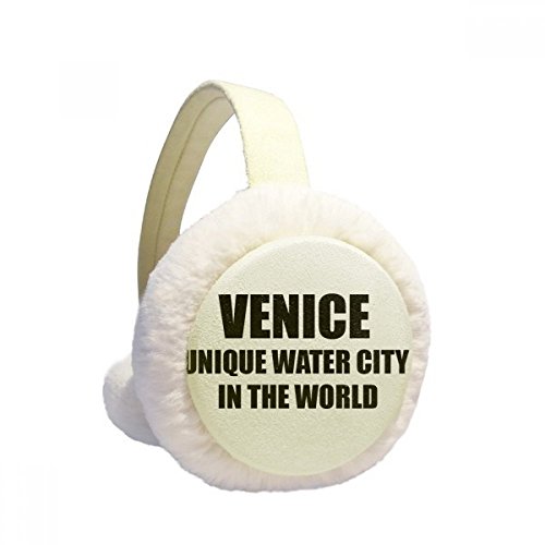 Orejeras de invierno Venecia agua calentadores de oído al aire libre de felpa