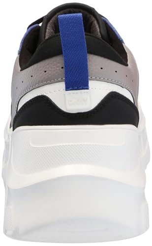 DKNY Men's Rubber Sole Round Toe Shape Lace-up Sneakers3