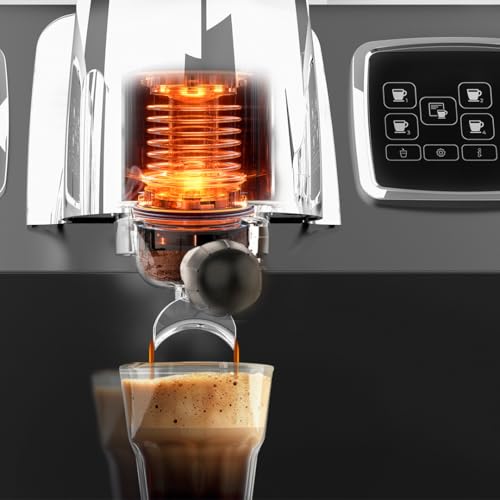 Cafetière Expresso Cecotec Baristeo Regina – Professionnelle, Pompe 9 Bars, Double Groupe - vue 4
