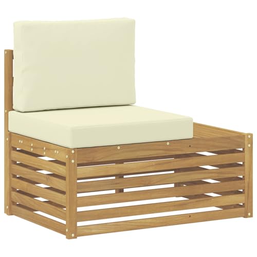 Unités de sofa sectionnel d'extérieur blanc en bois flexible moderne - 2