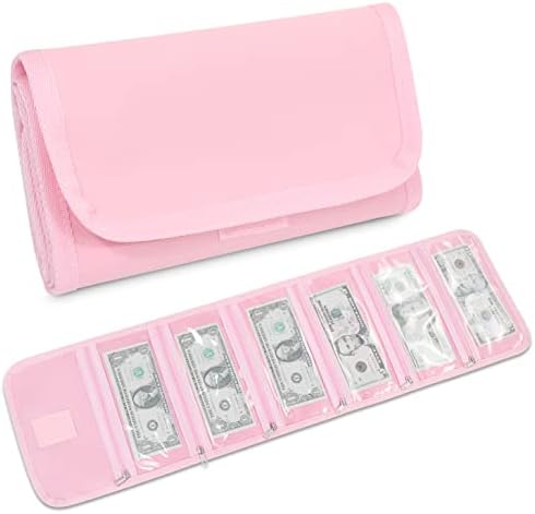 Money Organizer with Zipper,Cash Envelopes Budget Binder
