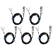 NDNCZDHC 5PCS Hall Effect Sensor Inductive Proximity Sensor Proximity Switch NPN NO Hall Sensor Magnetic Hall Detector Electronic Component, DC5-30V 10mm