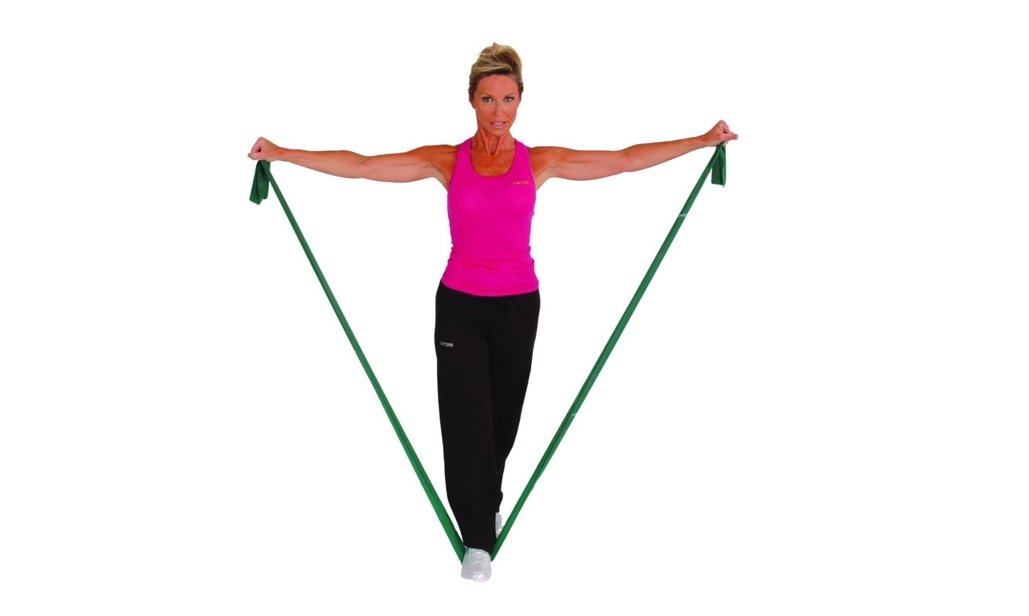 Fascia Elastica in Lattice Physio Latex Band Altezza cm. 12,7 x mt. 45 - Blu- Livello di Resistenza : Forte