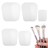 30 Stück Pinsel Schutzhülle Wasserdicht Schutzhüllen für Make-up-Pinsel, Transparent Kunststoff Makeup Brush Cover, Pinselhüllen Makeup, EVA, 5 Größen