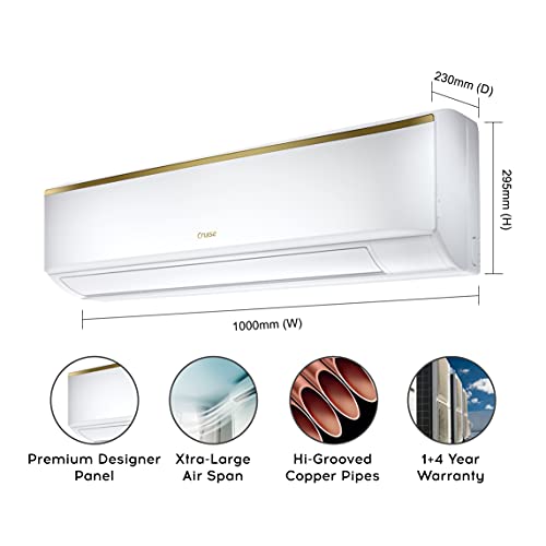 Image of Cruise 2 Ton 3 Star Split AC with Tropical-X Rotary Compressor (Copper, Turbo Cool, HD Filters, CWCDBG-EQ3G243, 2021 Model), White