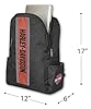 Harley-Davidson Classic Iconic H-D Sport Stripe Sac à dos en polyester robuste Noir #3