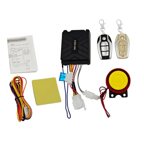 Alarma automática de motocicleta con alerta fuerte, dispositivo antirrobo, diseño resistente a la intemperie, compatibilidad universal, alarma de seguridad de alto decibelio para scooters