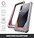 Poetic Guardian Series Case Designed for Samsung Galaxy A50/A50s Case, Full-Body Hybrid Shockproof Bumper Cover with Built-in-Screen Protector, Pink/Clear