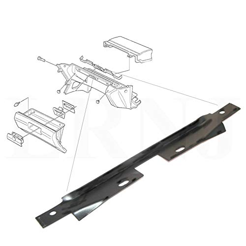 LRNJ GLOVE BOX REINFORCEMENT BLACK ANODIZED STEEL BRACKET PLATE ELIMINATES THE SAGGING GLOVE BOX COMPATIBLE WITH BMW Z3 MODEL Z SERIES S52 S54 M52 M54 M44 1996-2002 LRNJ51458397597 / 51458397597