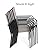 Anmutig 7-Piece Outdoor Patio Dining Set, 63" Anti-Rust Powder Coated Steel Table with 2-Size Umbrella Hole, 6 Stackable Textilene Chairs, Dark Grey for Garden Backyard