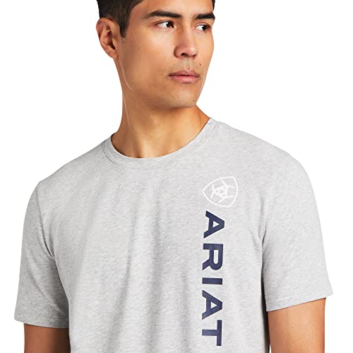 Image of ARIAT Men's Vertical Logo Graphic Short Sleeve T-Shirt