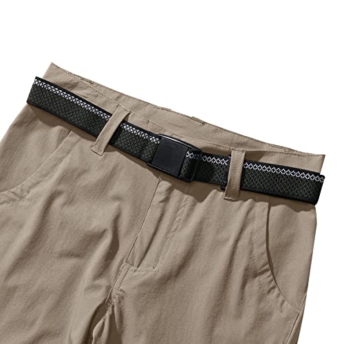 Asfixiado Kids Cargo Hiking Pants Boys Girls Youth Casual Quick Dry Waterproof Outdoor Scout Uniform Pants #9030 Khaki-S #TOP2