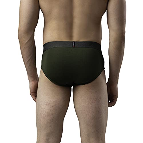 Image of Underjeans Men Cotton Blend Brief - Pack of 2