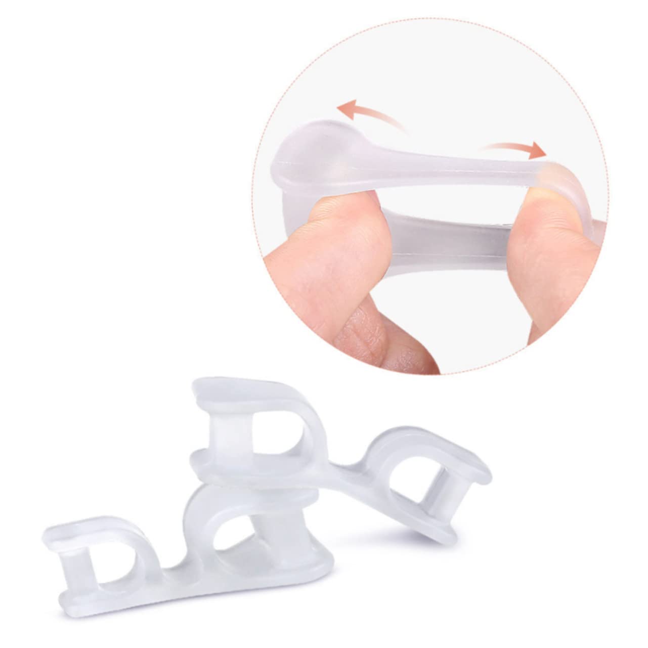 Didiseaon Big Separators 4 Pack Straightener Comfortable Sebs Foot Thumb Dividers Overlapping