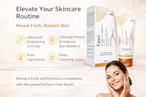 Image of Fasci Face Wash, Skin Lightening & Brightening, Enriched with Mandelic Acid & Amino Acid, 100ml