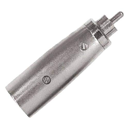 Proel 3 Pole XLR Male Plug to RCA Male Plug Metal Adapter