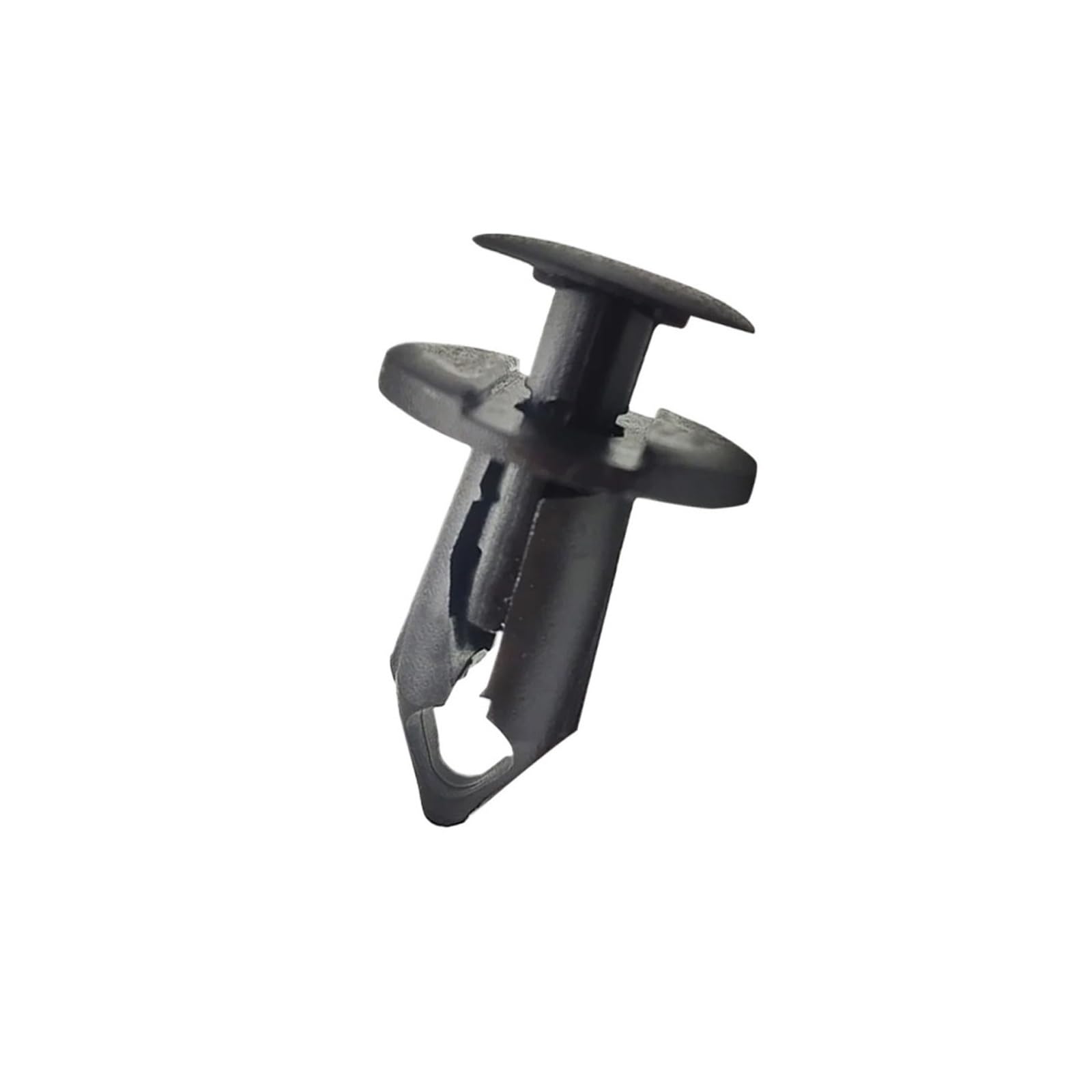 FDCSKINX Car Fastener Clip 8mm Hole Plastic Rivets Screw Bumper Fenders Black Rivet Compatible 20/50PCS(50PCS)