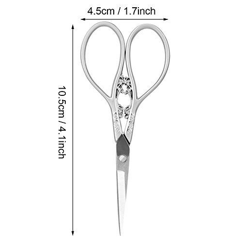 1 stuks antieke schaar, roestvrijstalen kleermakersschaar huishouden doe-het-zelf naaitoebehoren kleine schaar #3 - Image 3