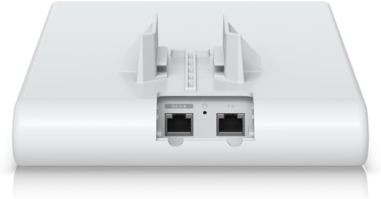 U6-Mesh-Pro UniFi Outdoor WiFi 6 Access Point US Version - Dual-Band 4x4 MU-MIMO, IPX6 Weatherproof | Bundled with QALYNX 3ft Slim Cat6A Patch Cable (28 AWG)