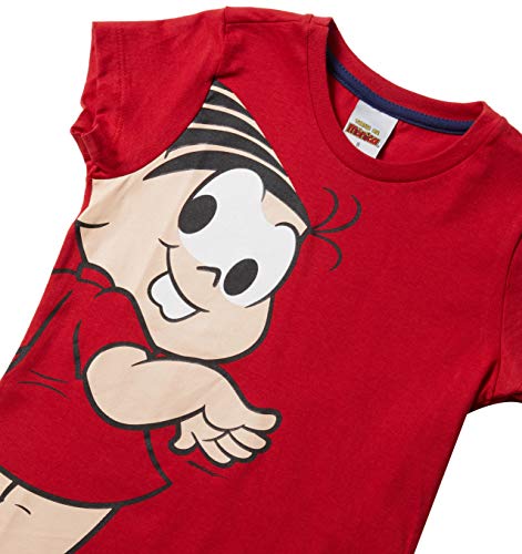 Pijama Infantil Feminino Manga Curta Turma Da Mônica Tam.06
