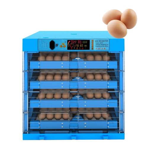 ZephyrGlow Incubadora Automática de Huevos Gallina con Rotación Automática y Control de Temperatura - Medidor de Humedad e Indicador de Humedad,256Egg