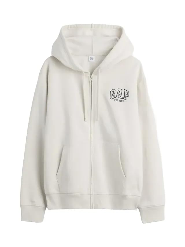 Image of GAP Women's Est. 1969 Hooded Logo Full Zip