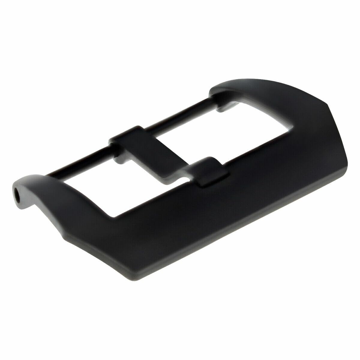 Ewatchparts 26mm Band Strap Pre-V Screw Buckle Pvd Black Compatible With Panerai 47mm Leather Rubber