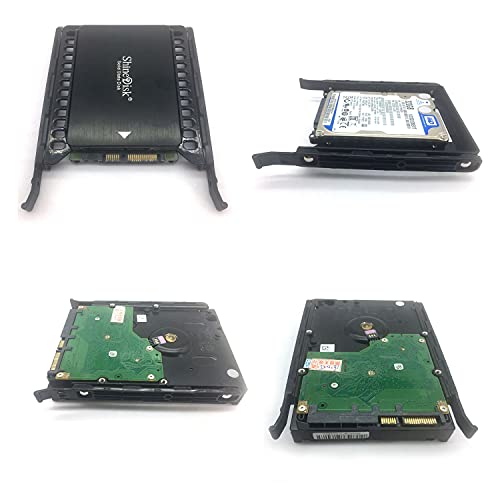 Zrm&E 2Pcs Chassis Hard Drive Mounting Plastic Rails 5.71X0.47 Inch For Cooler Master 3.5" Hdd Bracket, Black #TOP23