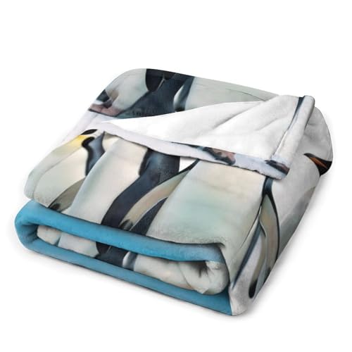Couverture flanelle pingouins haute qualité lit toutes saisons - 4