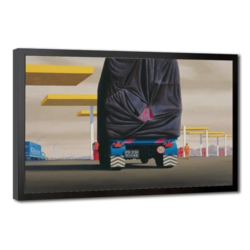 Impression sur toile WCYB Jeffrey 30x45 cm décoration murale de bureau cadre suspendu