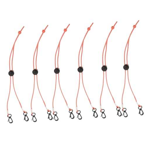 Ipetboom 6pcs Face Mask Lanyard Ball Mask Halter Neck Rope Holder for Outdoor Activities