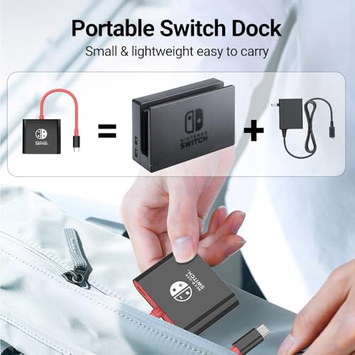 image for AHGEIIY Switch Dock Replacement for Offical Nintendo Switch Dock, Port