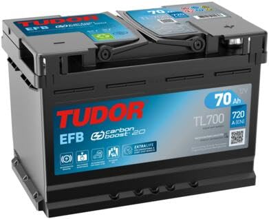 TUDOR Batería 70, Ah 760, A/EN TL700 L 278mm B 175mm H 190mm Compatible con VW Polo V Hatchback 6R1, 6C1 Golf VII Hatchback 5G1, BQ1, BE1, BE2 Passat B8 Variant 3G5, CB5 GOLF VI 5K1 T-Roc A11, D11