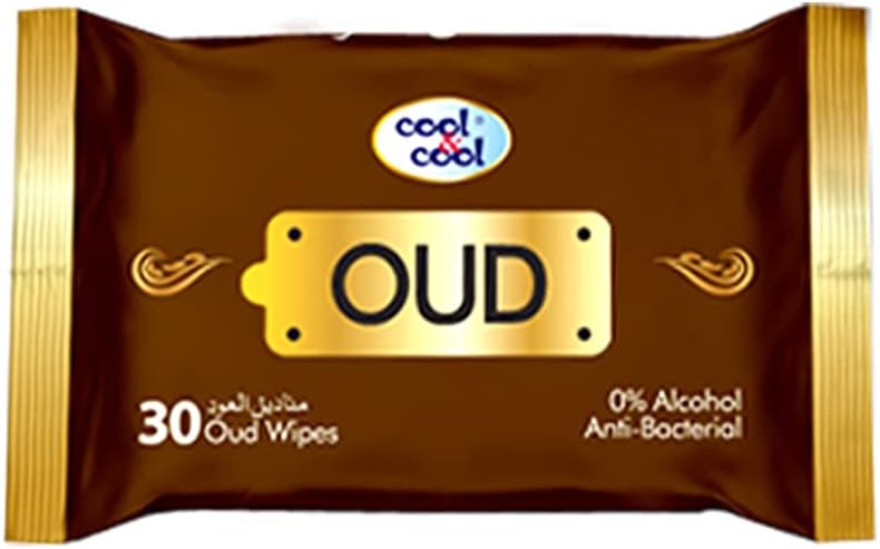 Cool & Cool Oud Wipes 30's