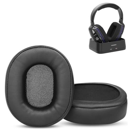 ACCOUTA Ohrpolster Kissen kompatibel mit Thomson WHP3311W Thomson WHP3311BK Kopfhörer Ohrpolster Ersatz mit weicherem Proteinleder und Memory-Schaum