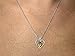 Alcheri Fire Opal Heart Necklace Natural Opal Multicolor Triplet Sterling Silver Necklace for Women | Christmas Gift, 18