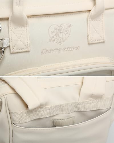 Image of CHERRY SAUCE Ita Bag Pin Kawaii Cute Display Mommy Backpack for School Anime Cosplay with Insert