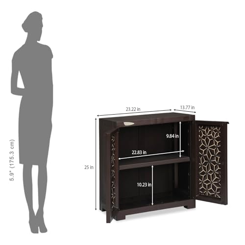 Image of Nilkamal Freedom Star Small (FMSSTAR) 2 Shelves Plastic Bookshelf with 3-Year Warranty| Multipurpose Storage Cabinet & Book Rack for Home |Durable, Easy-Clean |Book Organiser | Weather Brown & Biscuit
