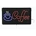 Large LED Coffee Sign