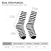 Poream Black And White Stripe Funny Novelty Crew Socks For Men Women,Athletic Sport Casual Socks