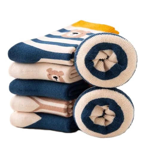 Alxad Kinder Socken Jungen Mädchen Wollsocken Winter Warme Dicke...