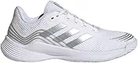 Tênis Feminino de Vôlei Novaflight, Branco/Prata Metálico/Branco, 11