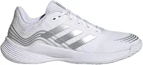 Tênis Feminino de Vôlei Novaflight, Branco/Prata Metálico/Branco, 11