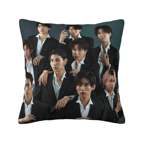 Snowman 枕カバー 抱き枕カバー 両面 正方形 隠しジッパー だきまくらカバー 柔らかい クッションカバー 部屋の装飾 四季適応 洗える 45cm×45cm